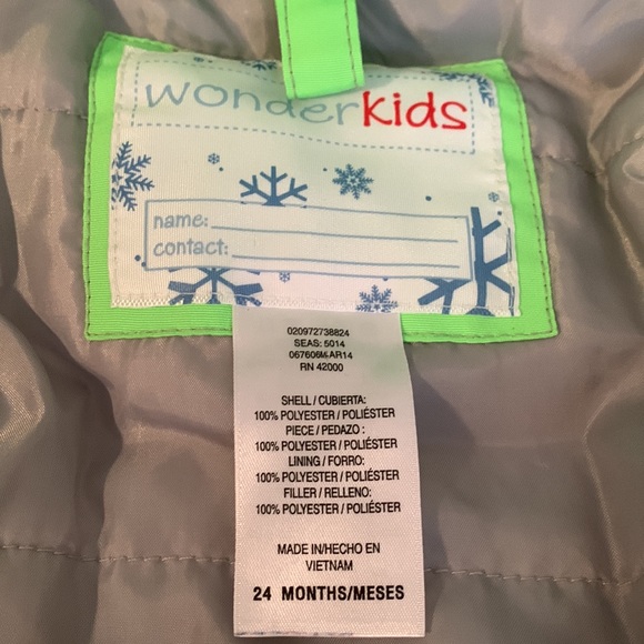 Wonder Kids 2 jackets!   3 in 1 .  Mint condition! 24M Bright! - Picture 4 of 9